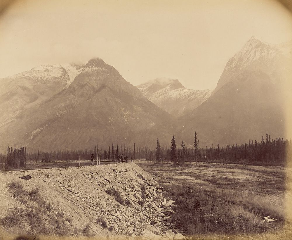 Railroad and Mountains by William McFarlane Notman