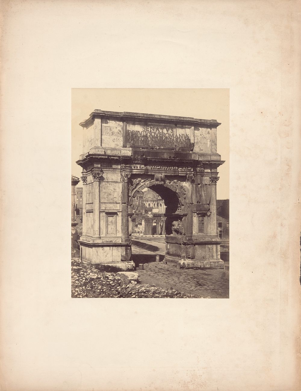 Arch of Titus by Robert Macpherson
