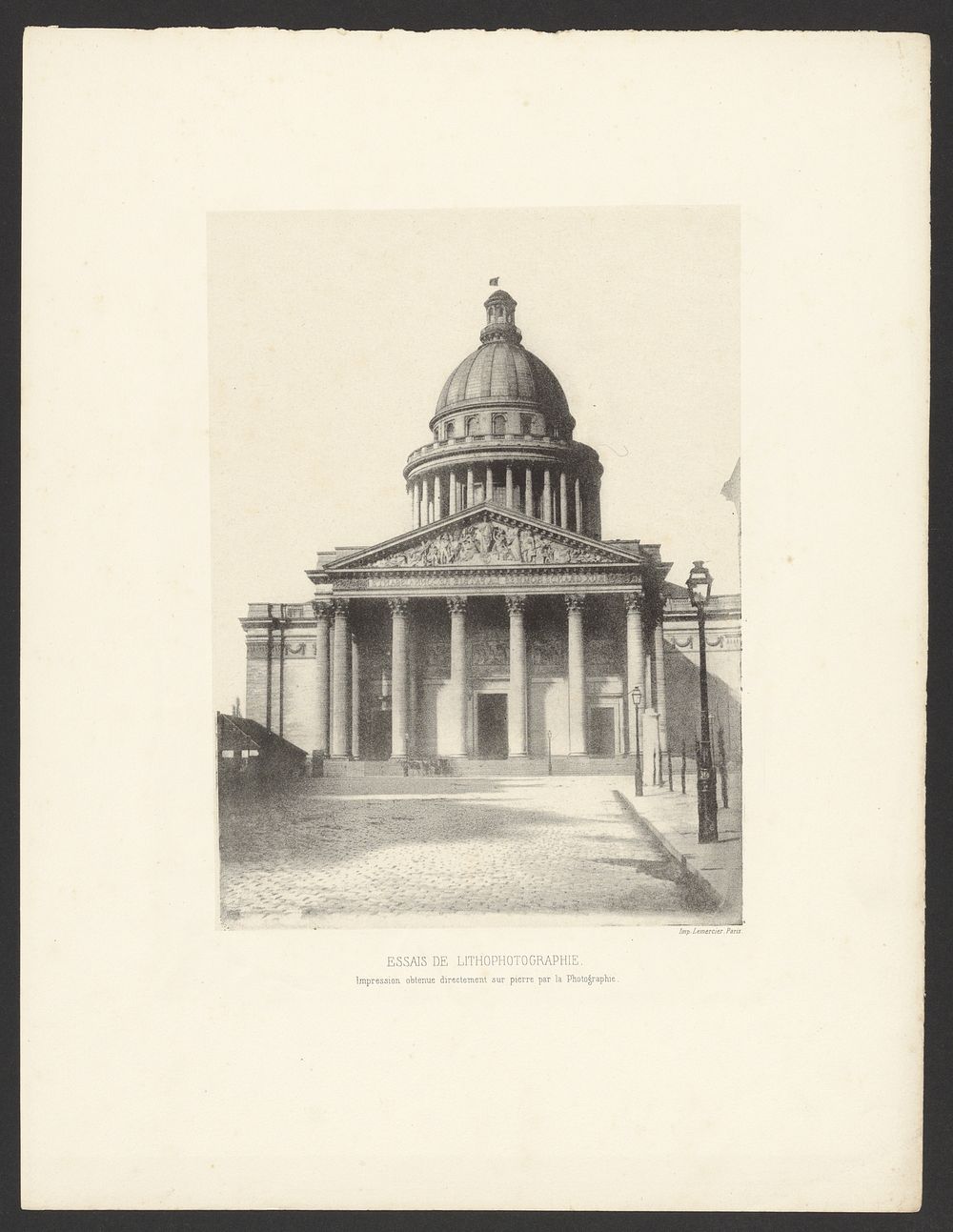 Pantheon by Lemercier Lerebours and Bareswill