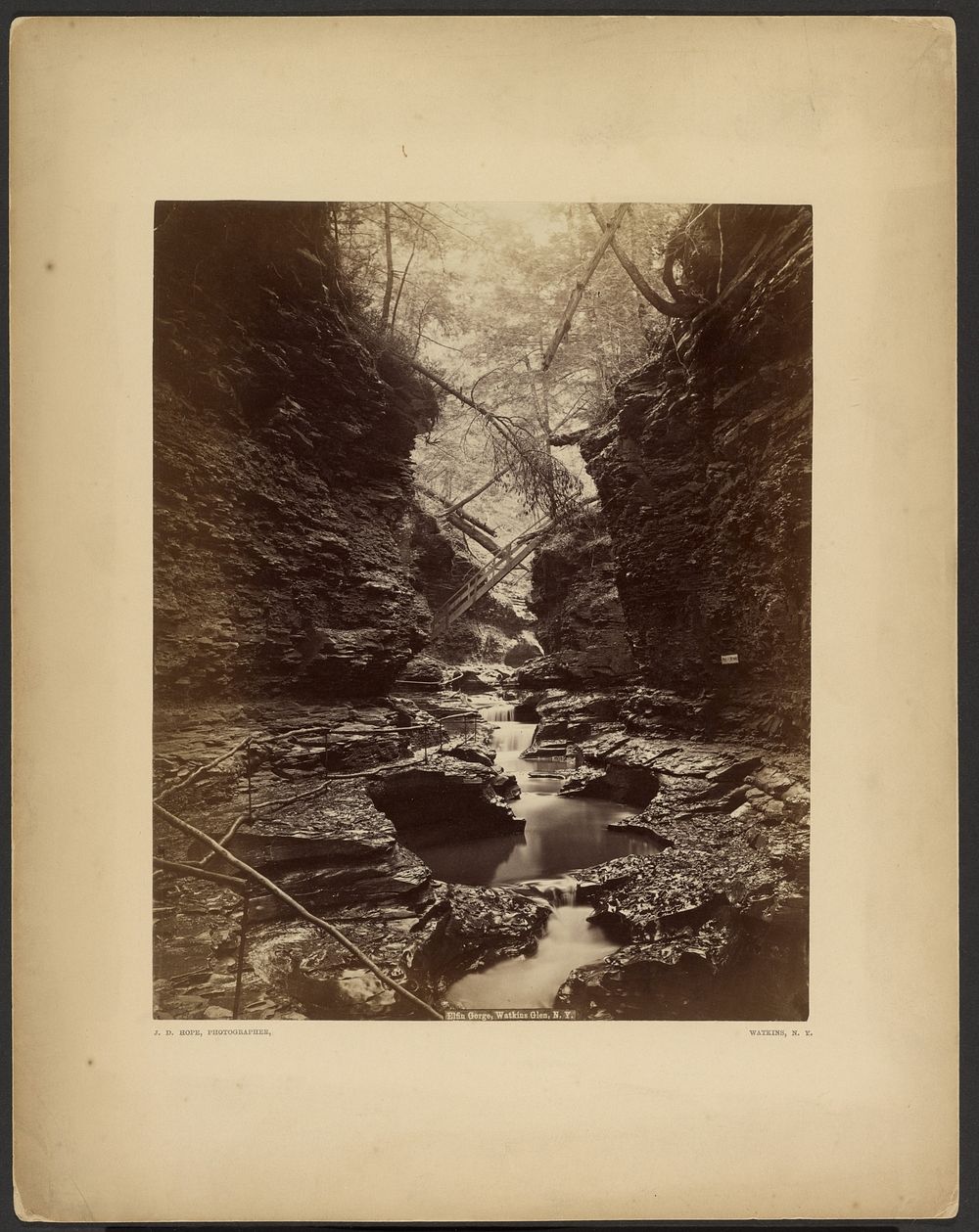 Elfin Gorge, Watkins Glen, N.Y. by James Douglas Hope