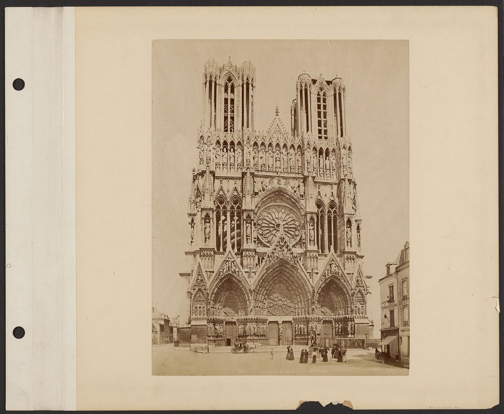 Cathedrale de Reims by Neurdein Frères