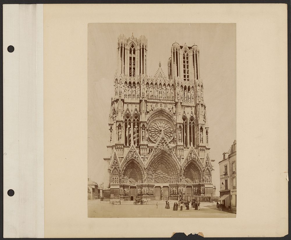 Cathedrale de Reims Neurdein Frères | Free Photo Illustration - rawpixel