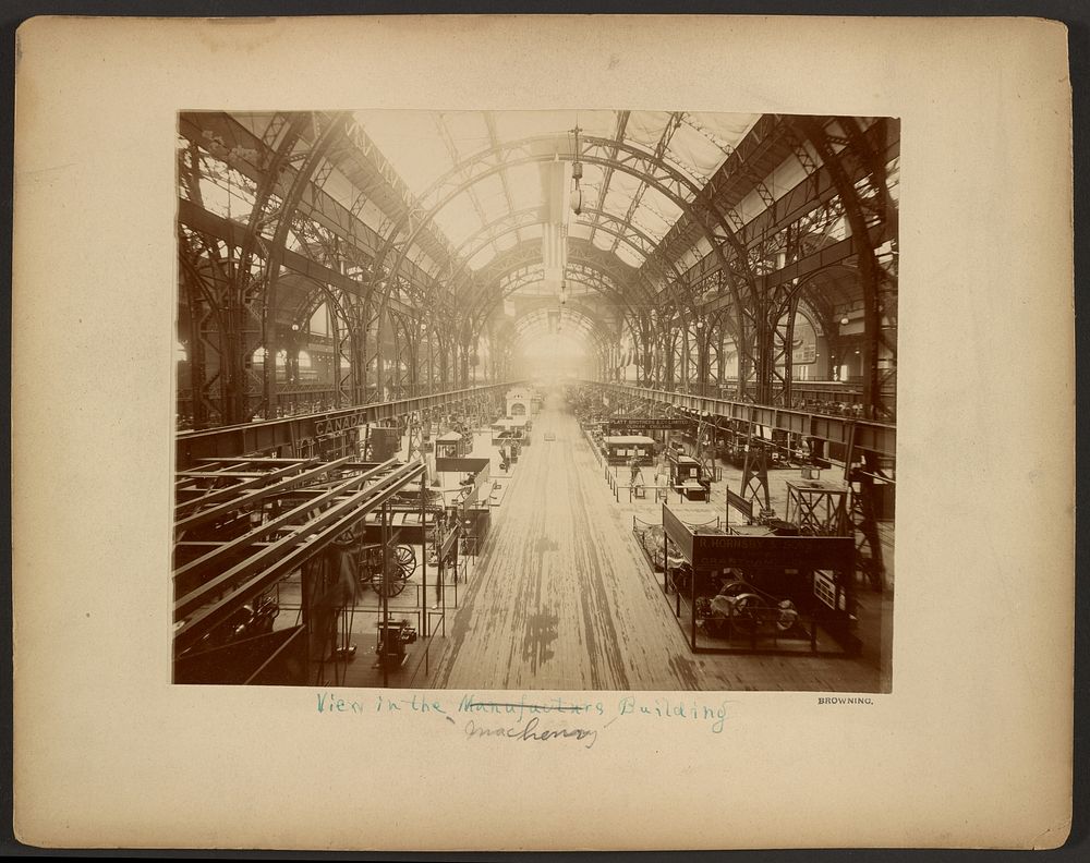 View in the Machinery Building by Browning