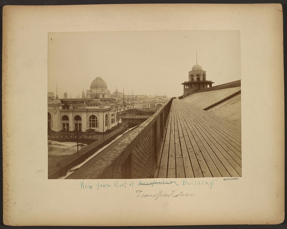 View from the Roof of Transportation Building by Browning