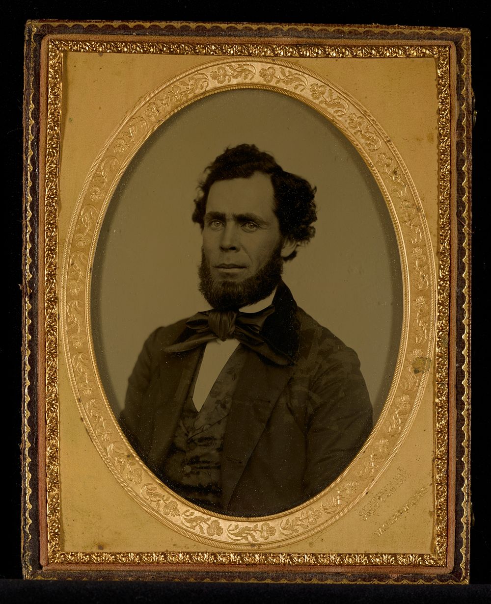 Portrait of an unidentified man by Wilder T Bowers