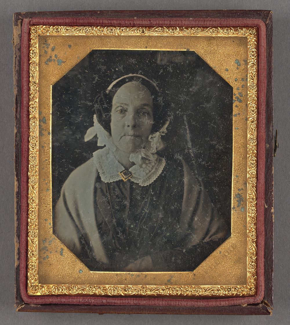 Portrait of an Elderly Woman in Matron Cap by John Plumbe Jr