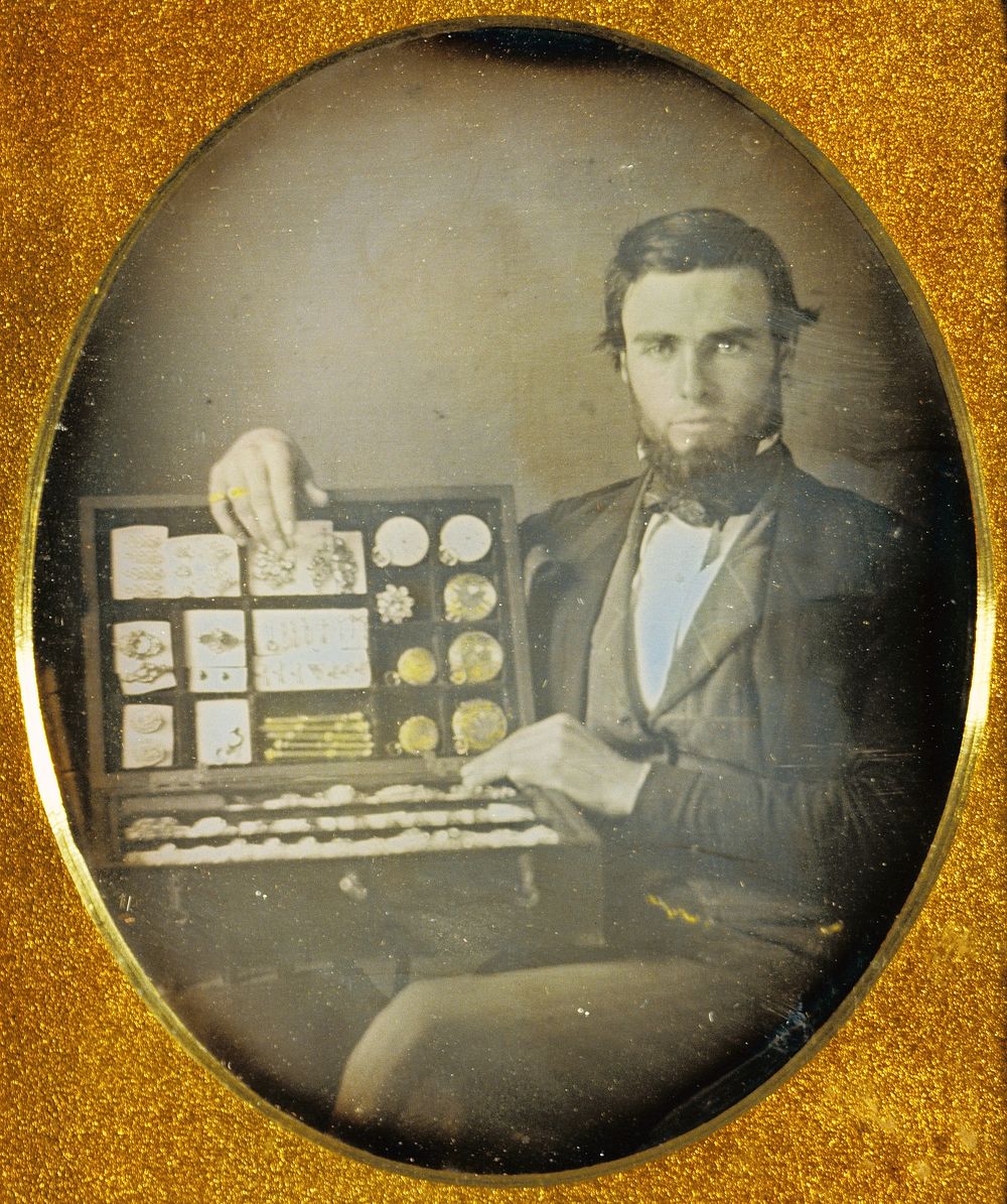 Portrait of a Jewelry Salesman by Robert H Vance