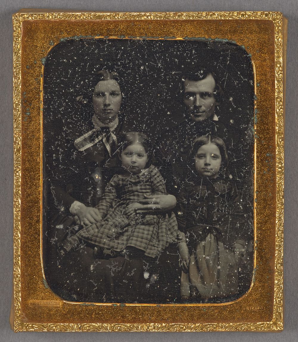 Family portrait by John Frederick Polycarpus von Schneidau