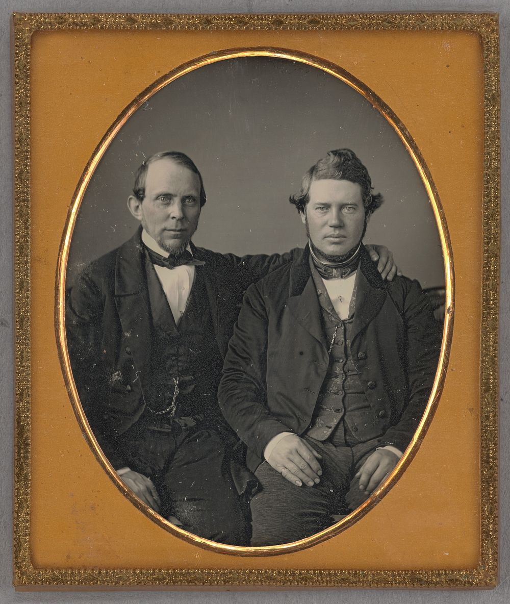 Portrait of Two Seated Men