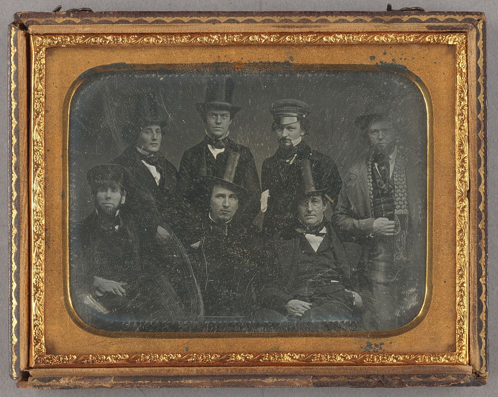 Group Portrait of Seven Men