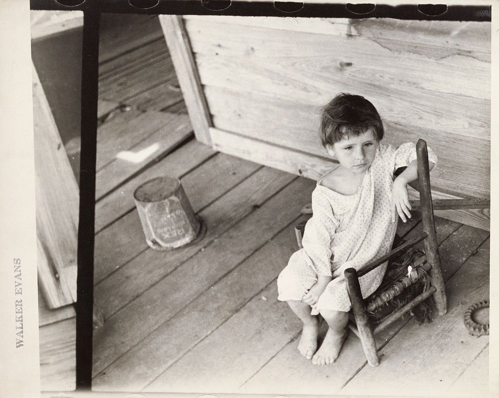 Laura Minnie Lee Tengle, Hale County, Alabama / Clair Bell Ricketts by Walker Evans