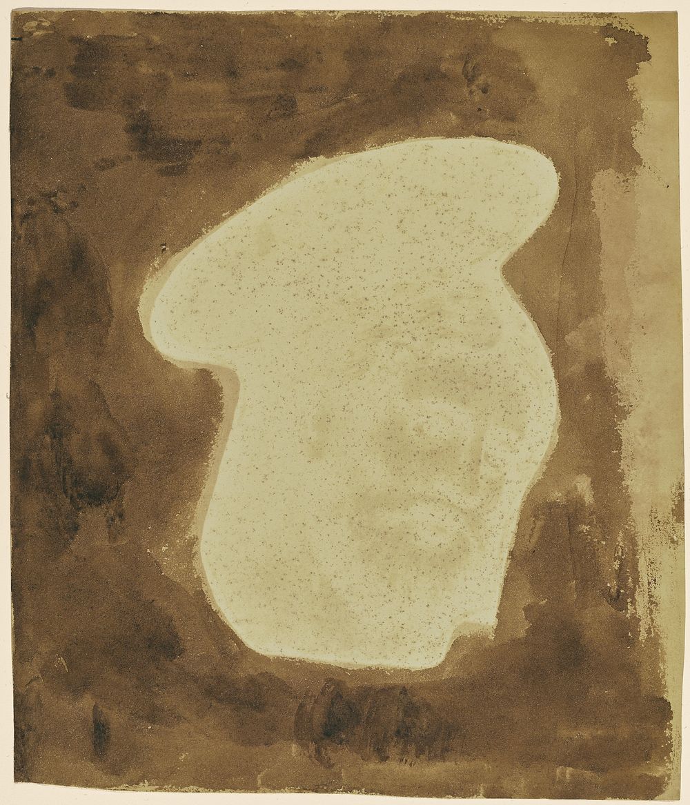 The Head of Christ from a Painting on Glass by William Henry Fox Talbot