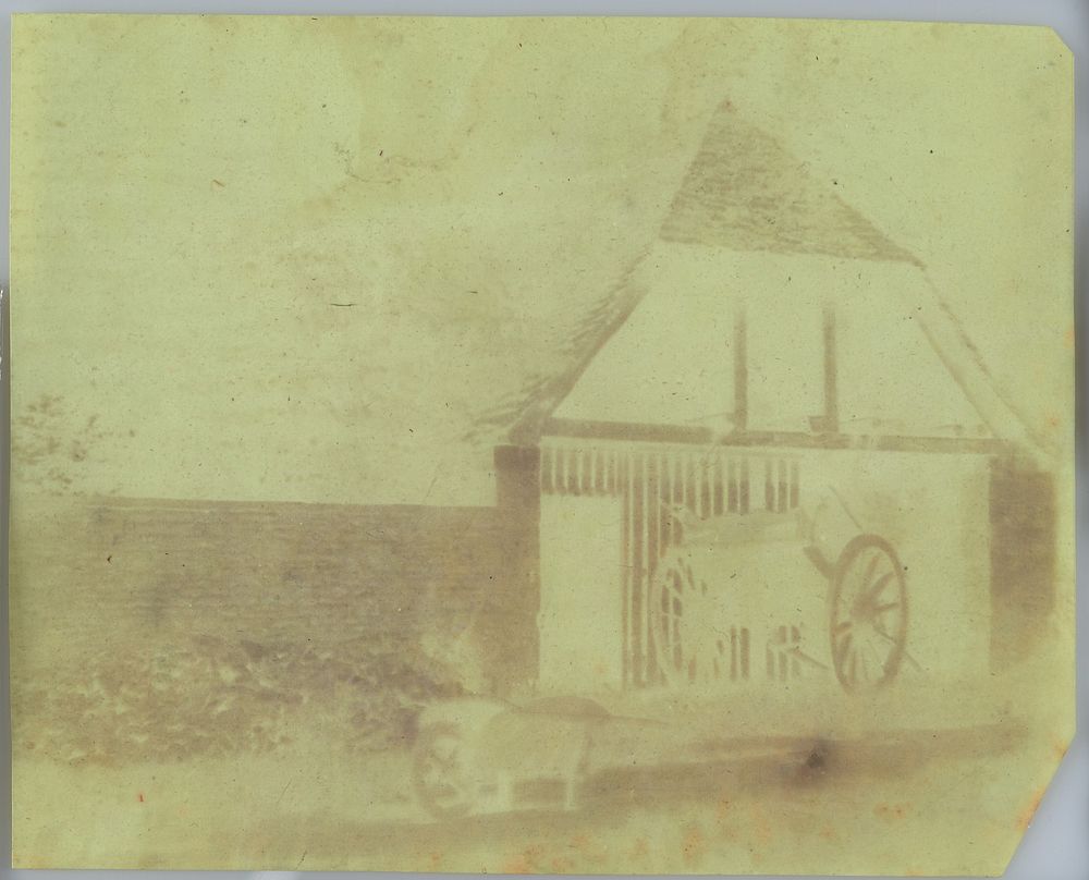 Woodshed at Lacock Abbey by William Henry Fox Talbot