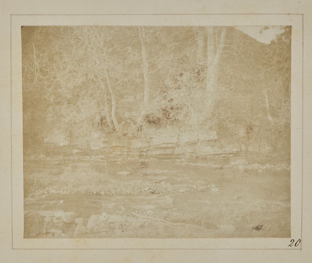 A Mountain Rivulet which flows at the foot of Doune Castle by William Henry Fox Talbot