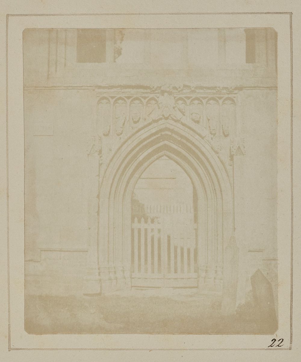 Melrose Abbey by William Henry Fox Talbot