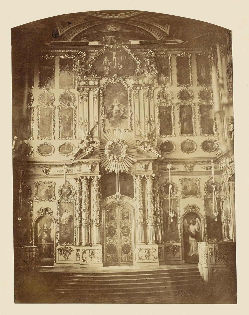 Palais de Tsarskoe-Selo, Iconostase de la Chapelle by Pierre Ambrose Richebourg