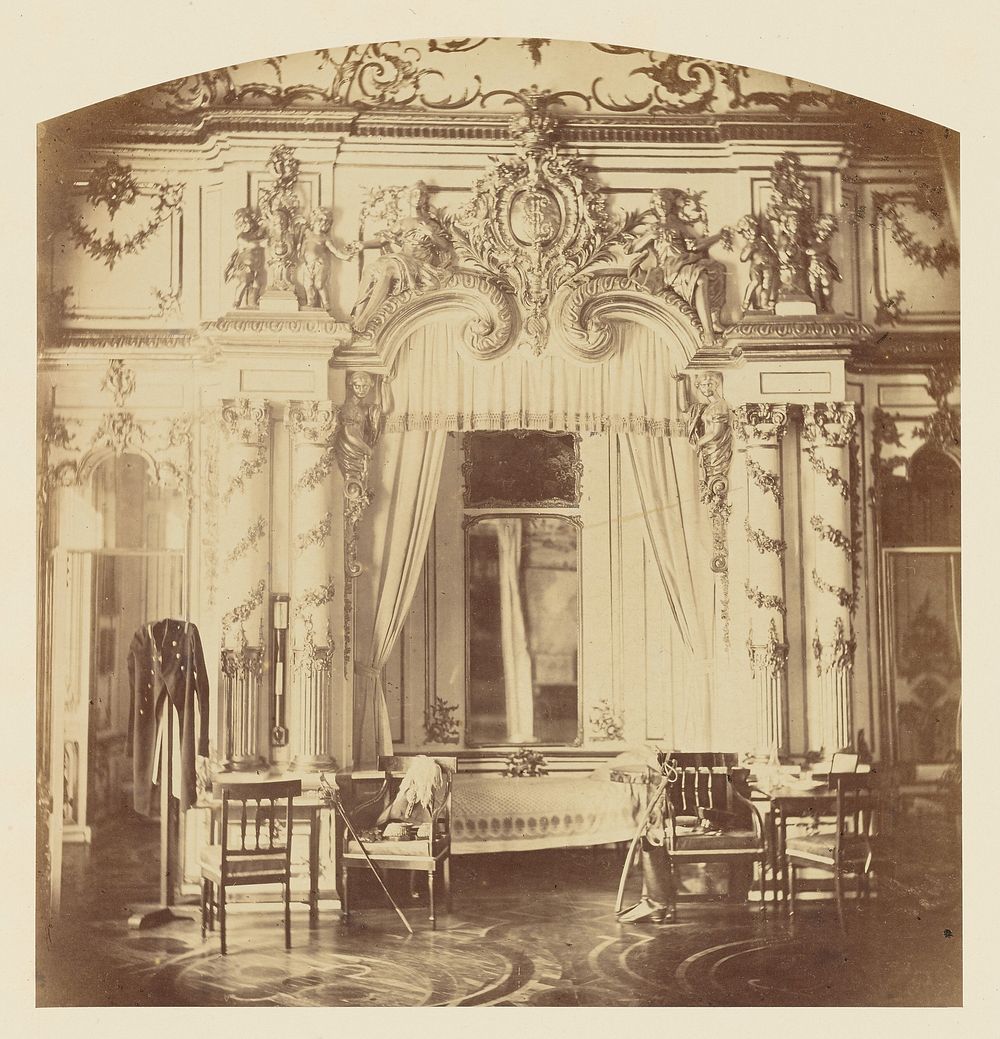 Palais de Tsarskoe-Selo, Chambre a Coucher de l'Empereur Alexandre 1er by Pierre Ambrose Richebourg