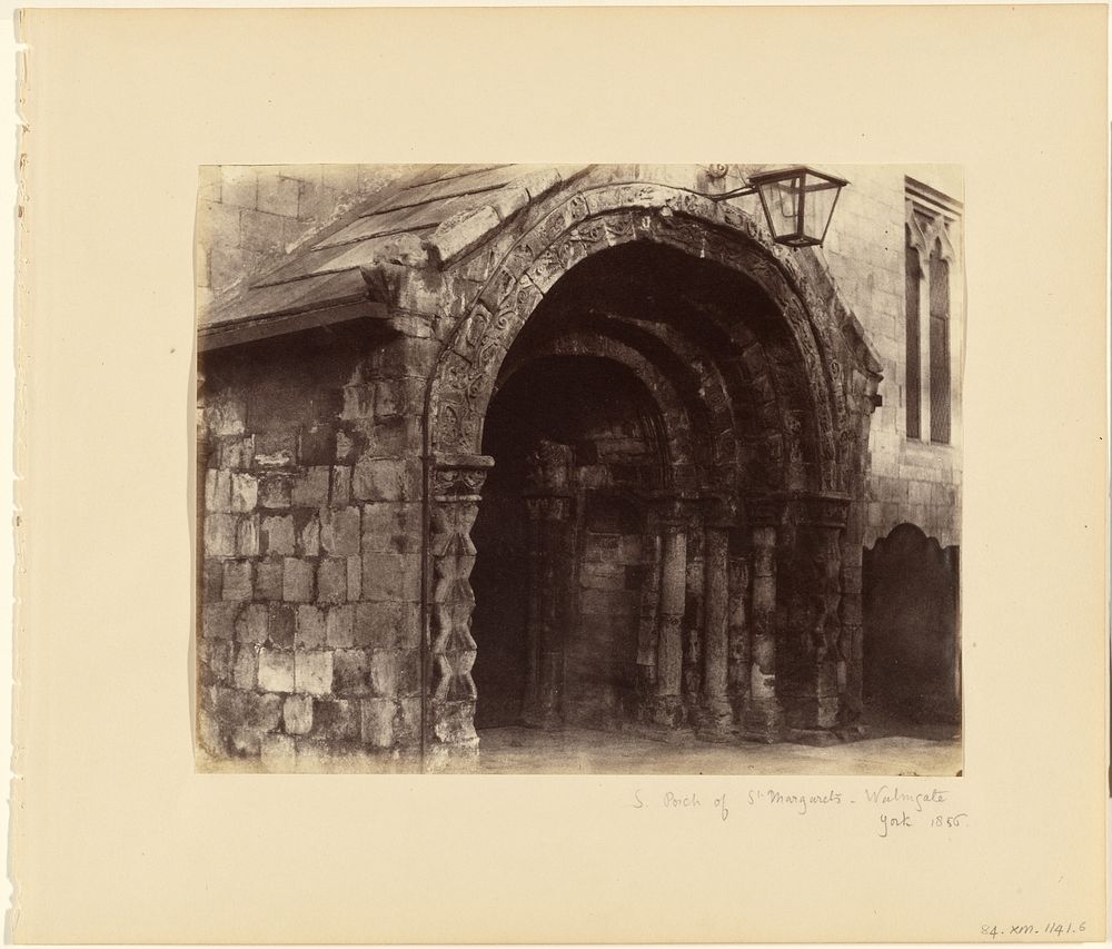 South Porch of St. Margaret's Walmgate, York by Alfred Capel Cure