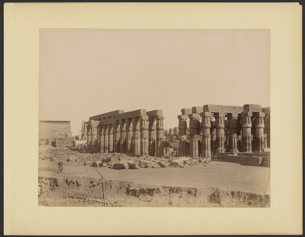 Luxor) Colonnes d'Amenhotep III (XVIII dynastie by G Lekegian