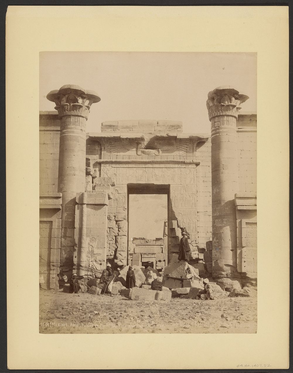 Medinet-Abou, Pylone et Porte Ptolemaique du petit temple by G Lekegian