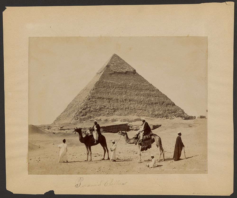 Pyramide de Chephren by Zangaki