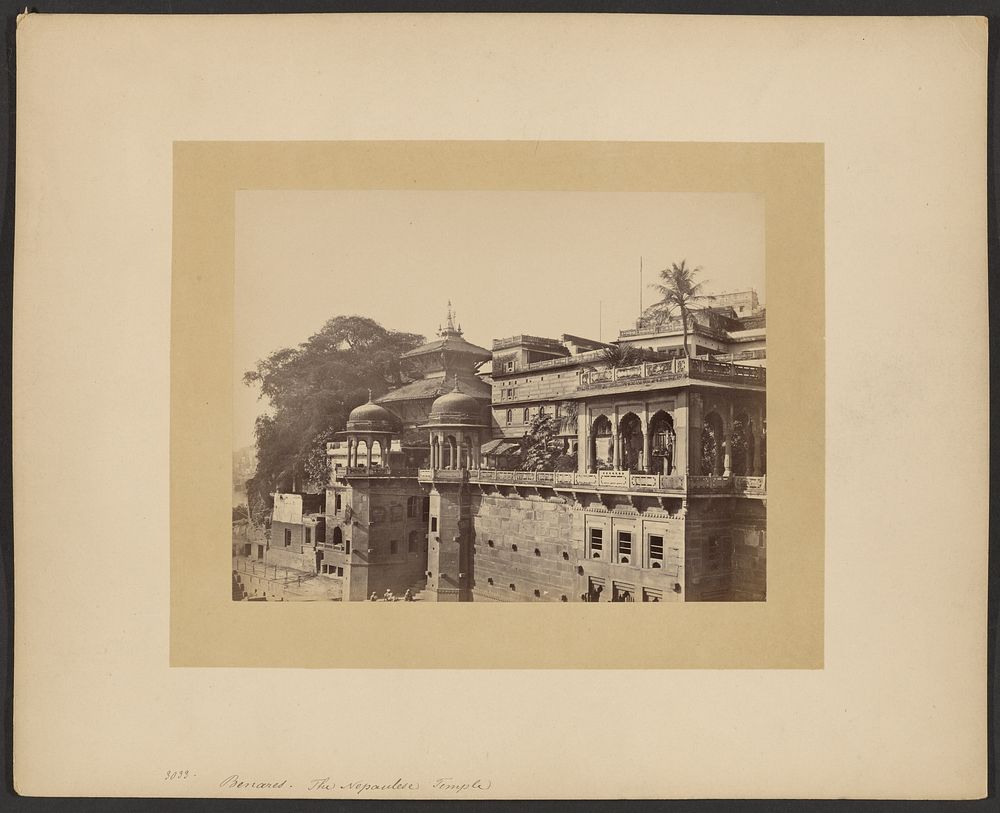 Benares, the Nepaulese Temple by Francis Frith