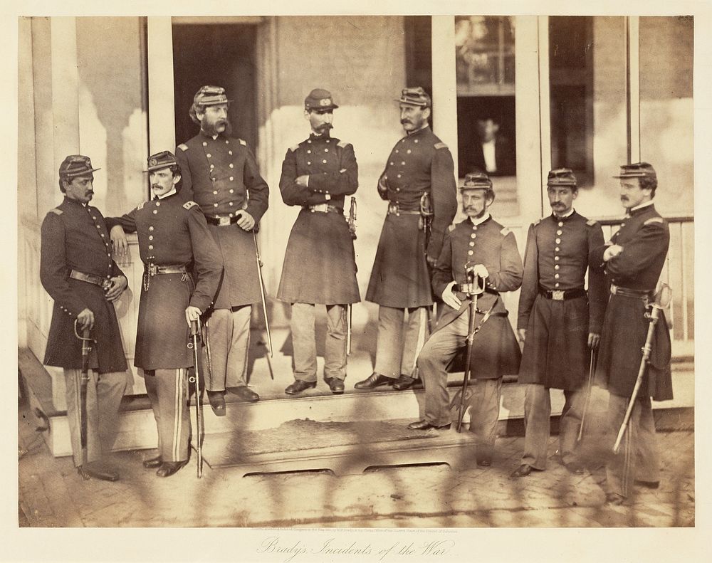 Officers, 71st Regiment, New York Infantry by Mathew B Brady