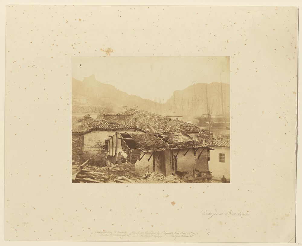 Cottages at Balaklava by Roger Fenton