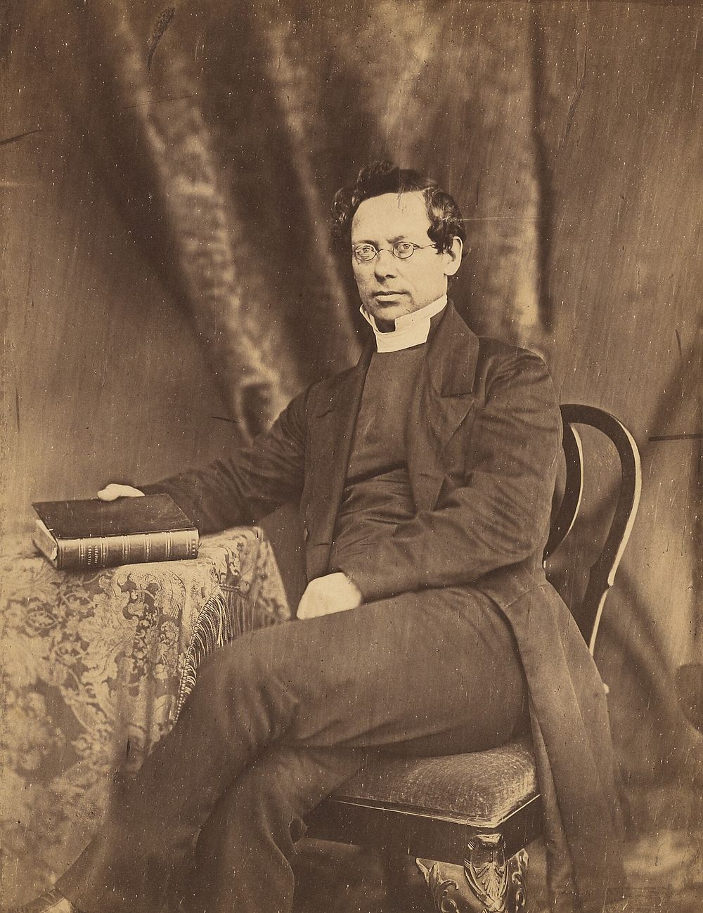 Reverend I. Wright, Principal Chaplain to the Forces. by Roger Fenton