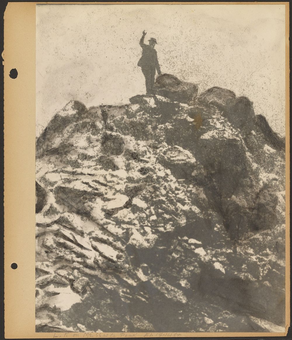 L.F. on Mt. Shasta Peak [Louis Fleckenstein] by Louis Fleckenstein