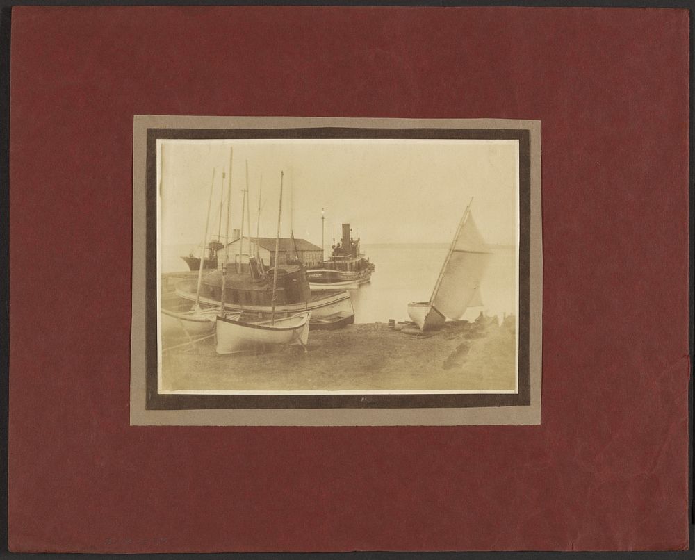 Ferry Boat at Harbour by Louis Fleckenstein