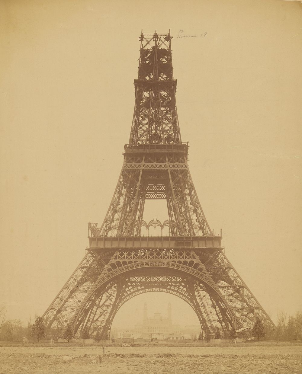 Exposition universelle de 1889 / État d'avancement by Louis Émile Durandelle