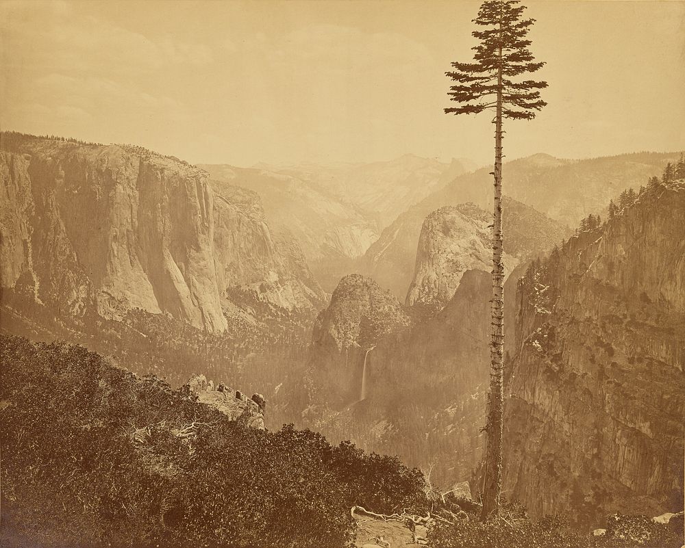 Yosemite Valley from Mariposa Trail by Carleton Watkins