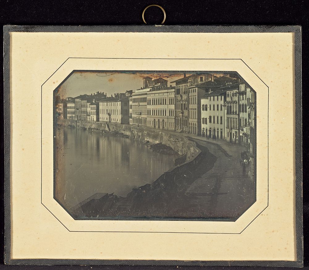 View of Pisa Along The Arno River