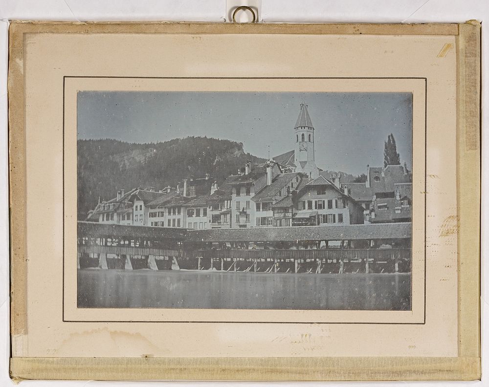 View of Thun, Switzerland by Alphonse Louis Poitevin