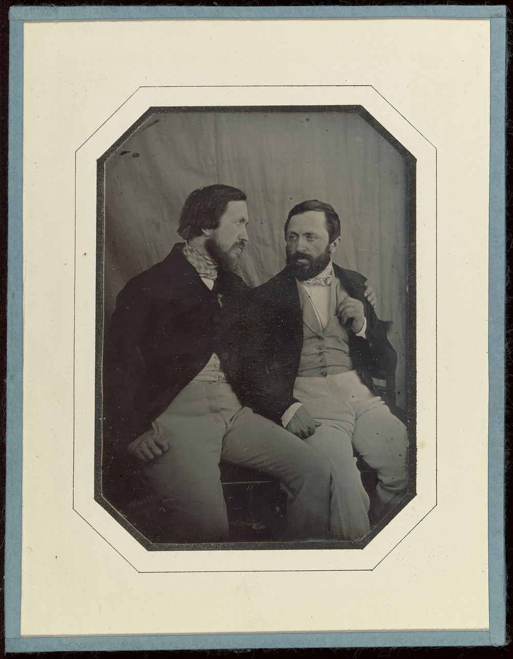 Portrait of Paul and Hippolyte Flandrin by F Chabrol