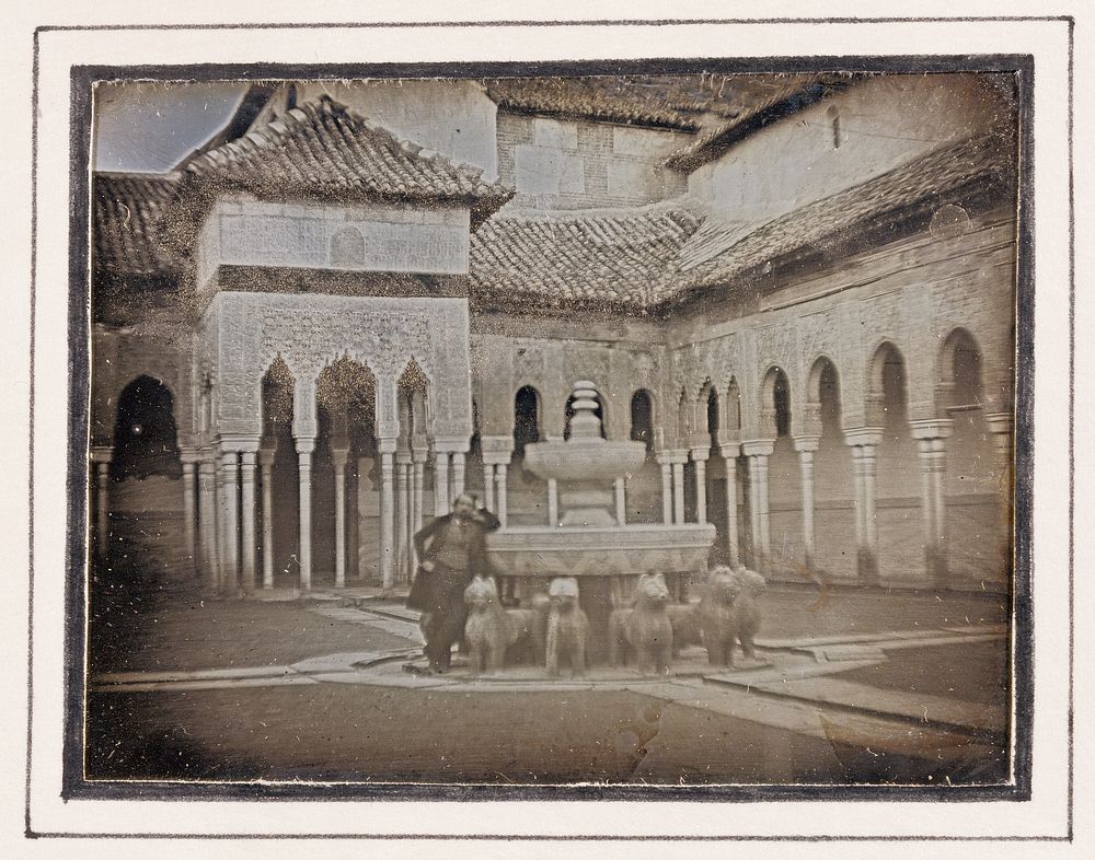Court of the Lions, The Alhambra by Théophile Gautier and Eugène Piot