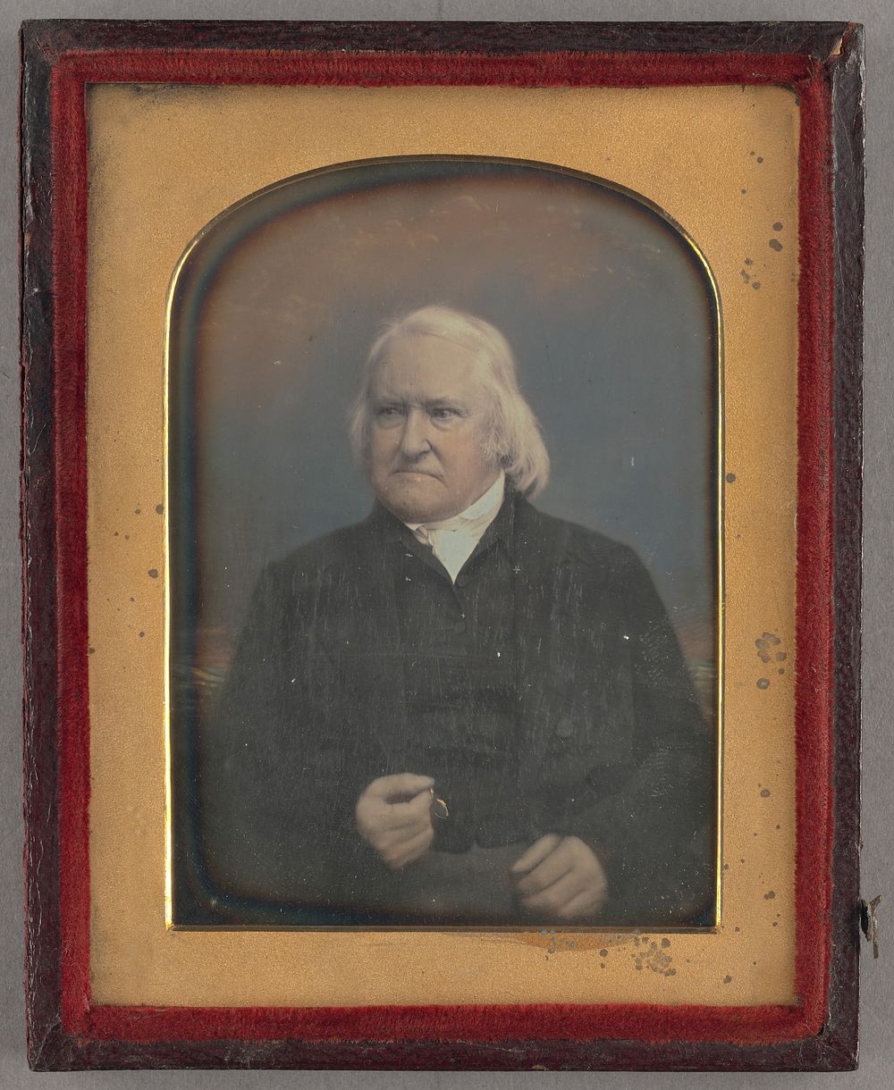 Portrait of an Elderly Man with Long White Hair