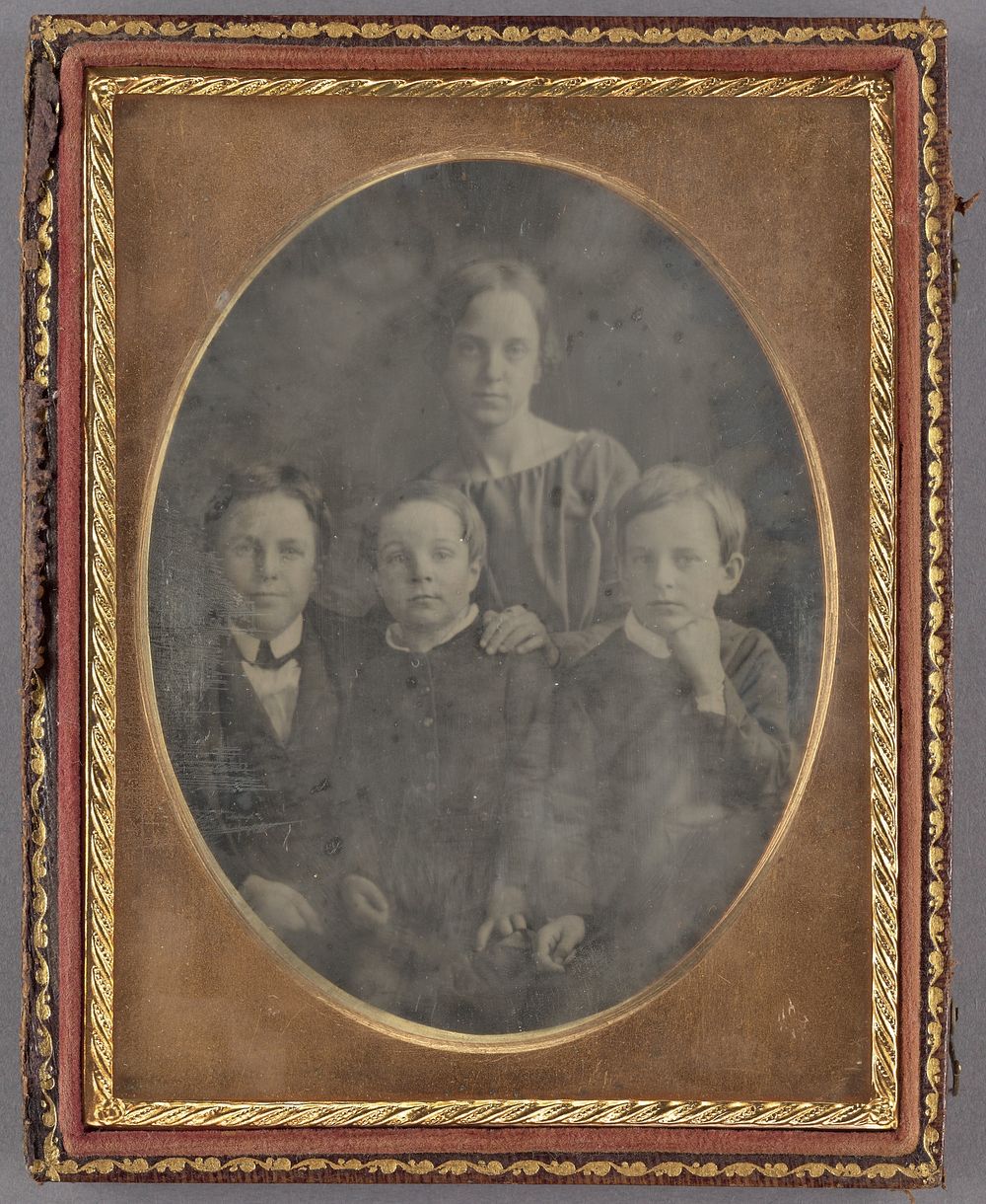 Portrait of a Mother and Her Three Sons