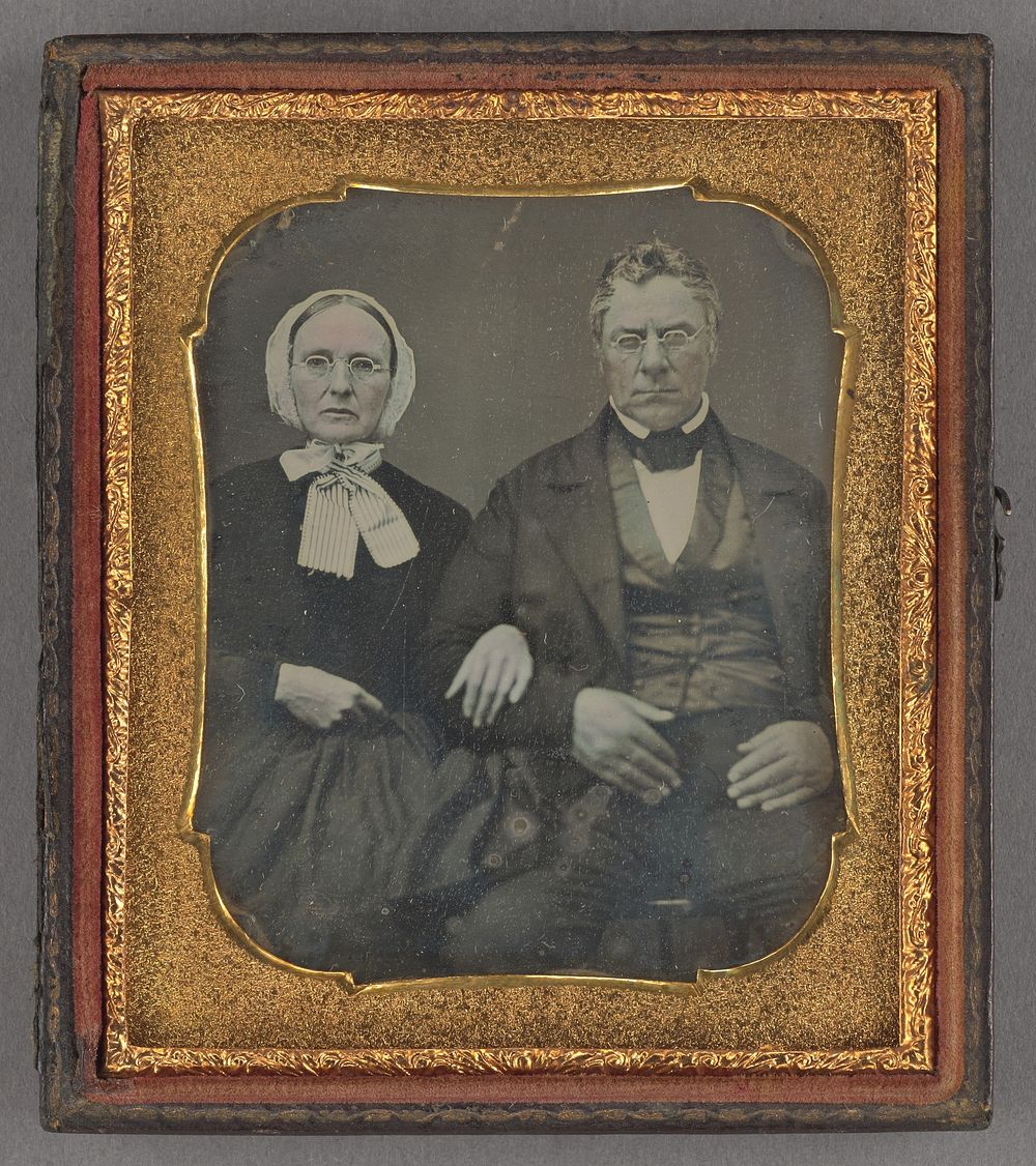 Potratit of a Middle-aged Seated Couple