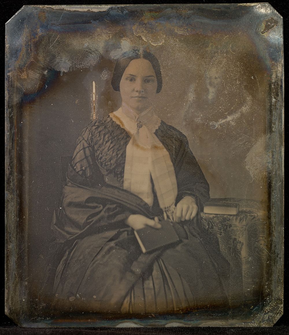 Portrait of a Seated Woman Holding a Book by Jacob Byerly