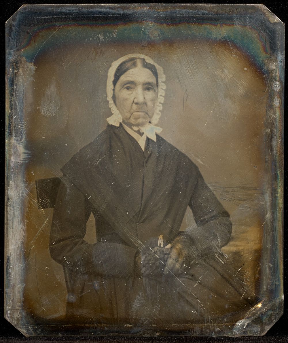 Portrait of a Seated Woman in Matron Cap by Jacob Byerly