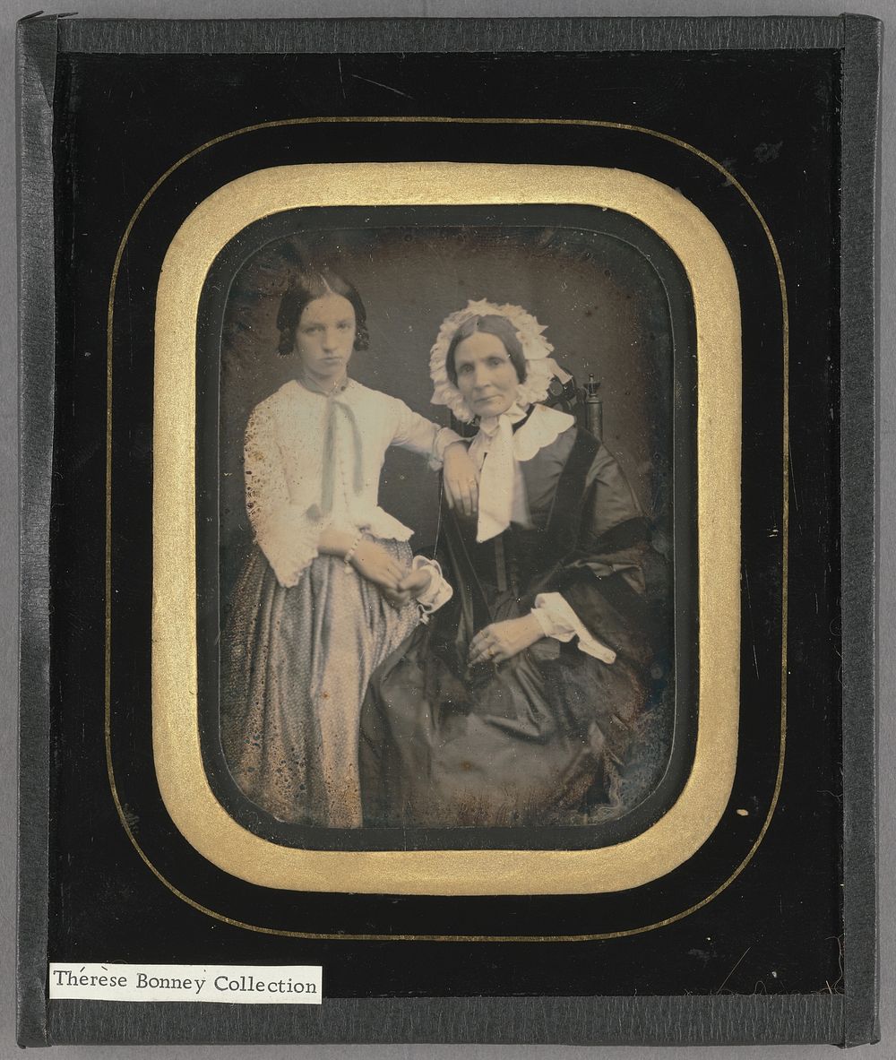 Portrait of a mother and daughter