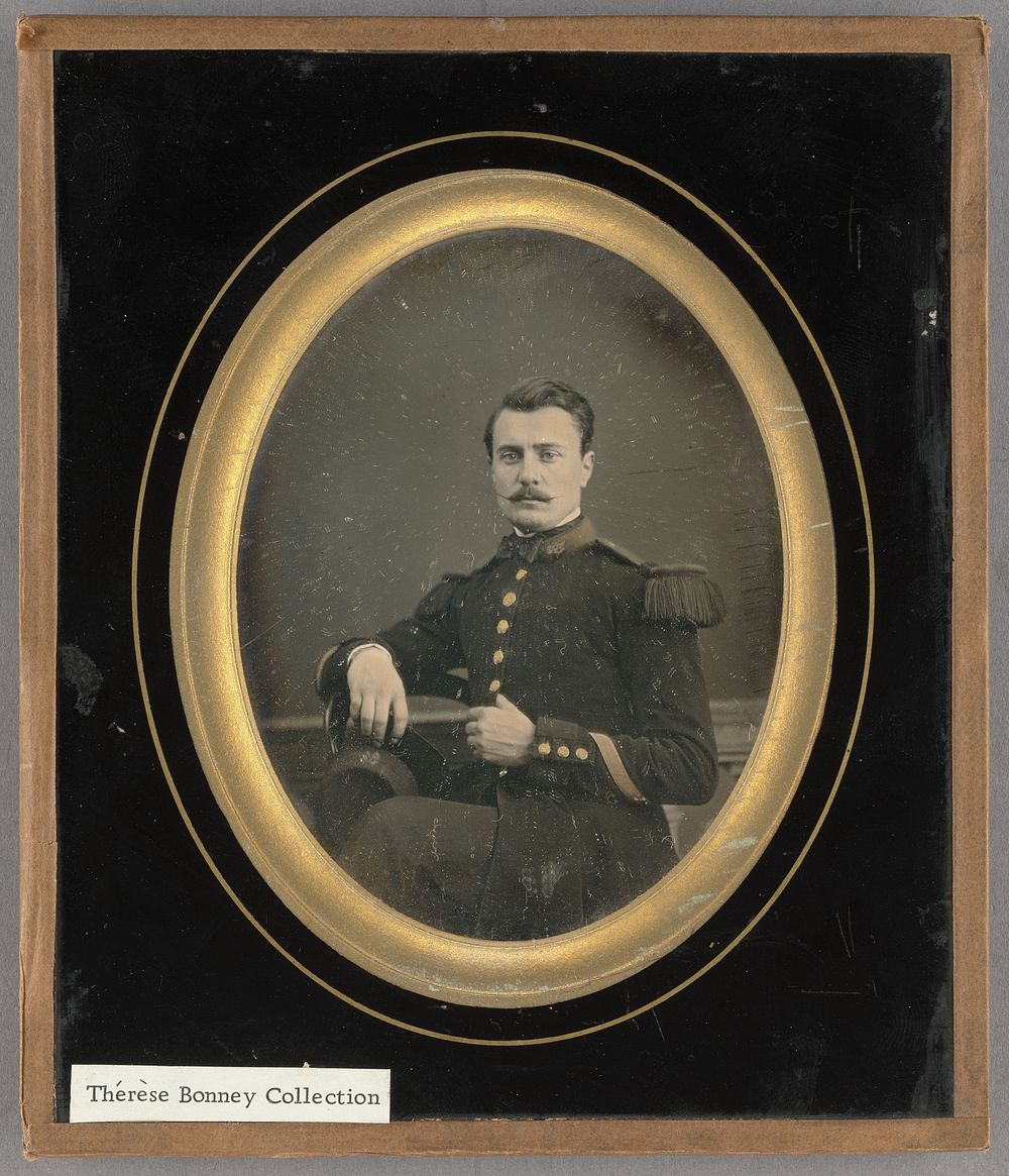 Portrait of a Seated French Military Man