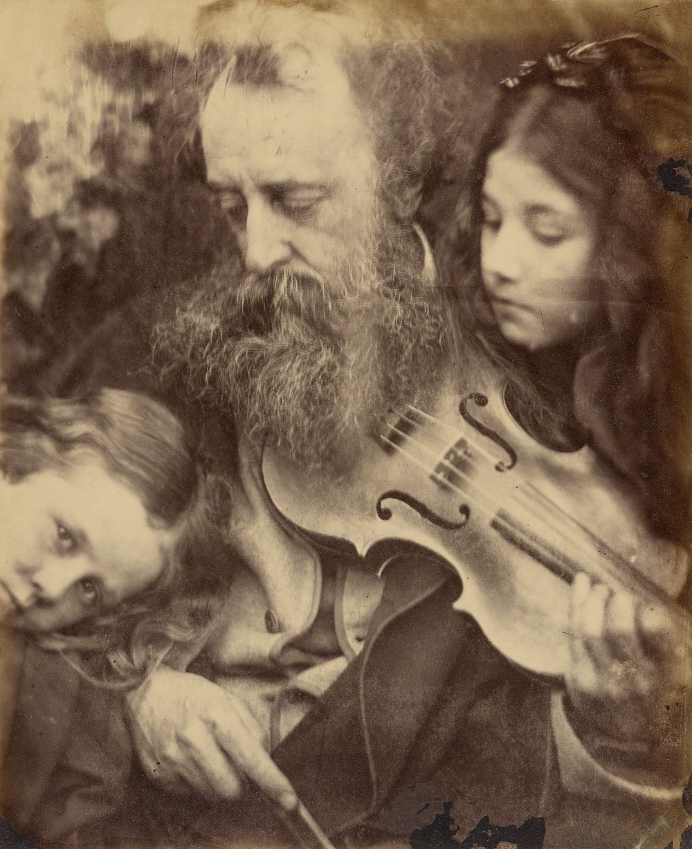 The Whisper of the Muse / Portrait of G.F. Watts by Julia Margaret Cameron