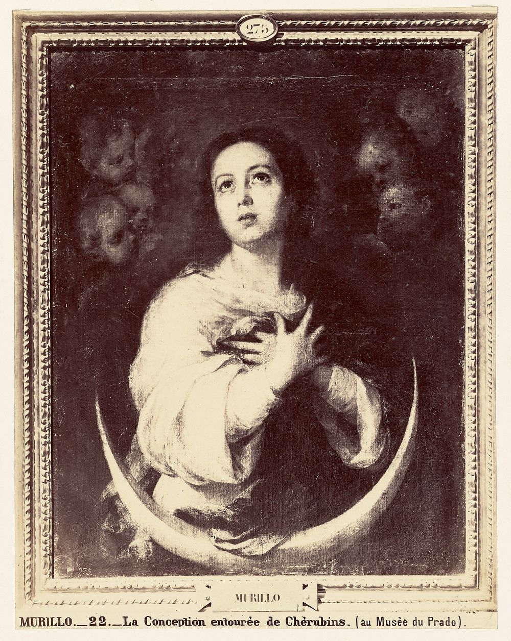Murillo: La Conception entouree de Cherubins. (au Musee du Prado) by Juan Laurent