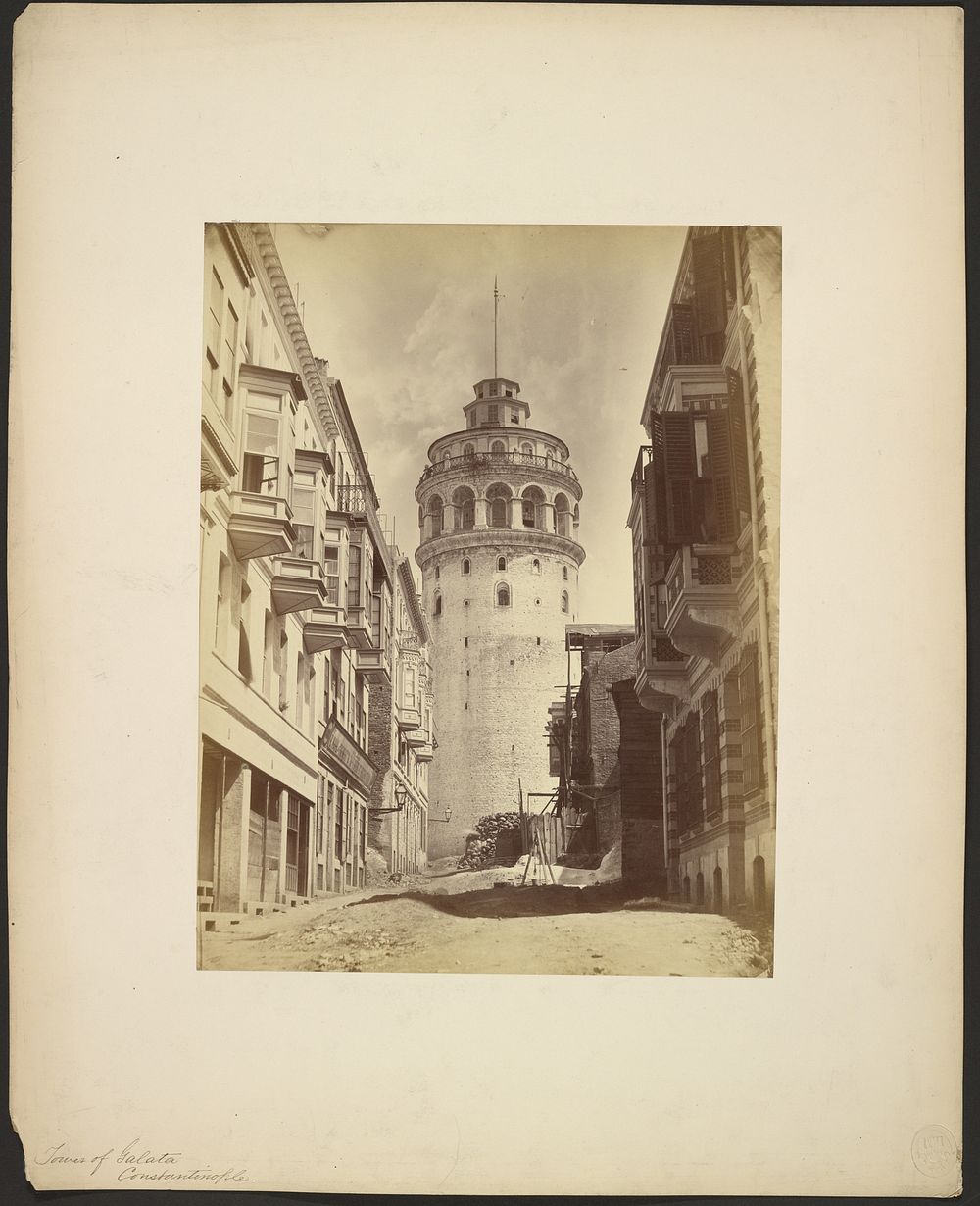 Tower of Galata, Constantinople by Abdullah Frères