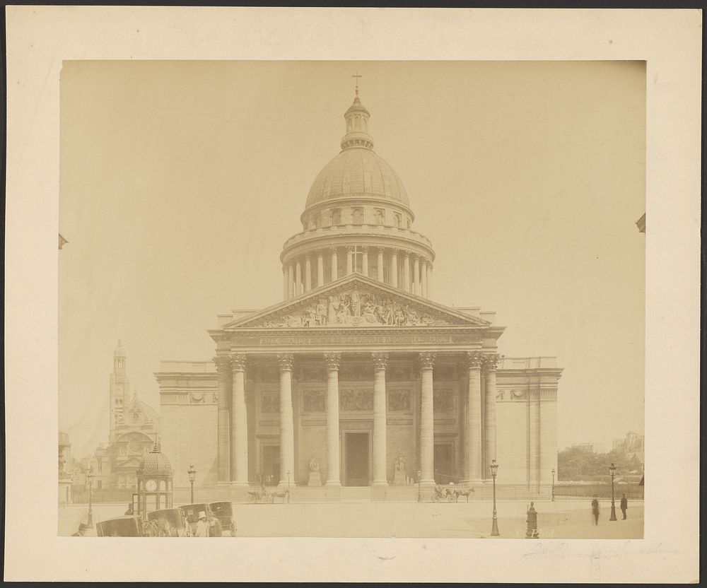 Paris, The Pantheon by Neurdein Frères