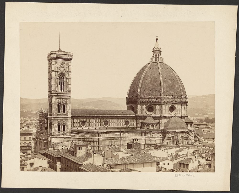Cattedrale di Santa Maria del Fiore, Florence by Giacomo Brogi and Carlo Brogi