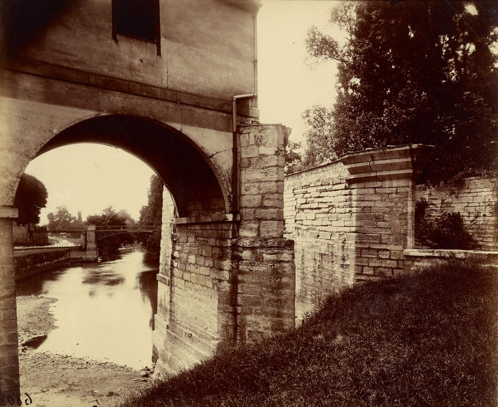 Charenton, Vieux Moulin (The Old Mill, Charenton) by Eugène Atget